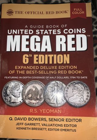 2021 Red Book Mega,  A Guide Book Of United States Coins Deluxe 6th Edition