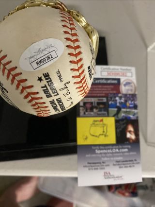 Cal Ripken Jr Autographed Baseball with Case JSA Authentication 2