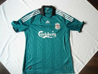 Vintage Liverpool Adidas Football Shirt Size Large V.  G.  C