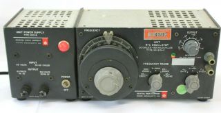 Vintage General Radio Type 1210 - C Rc Oscillator W/1203 - B Power Supply,  Tube - Type