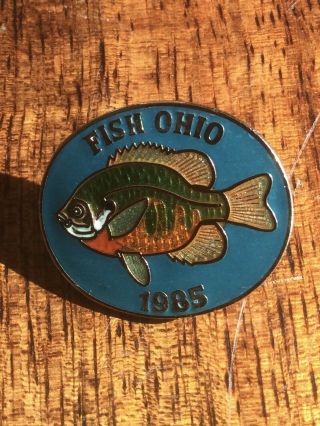 1985 Fish Ohio Pin