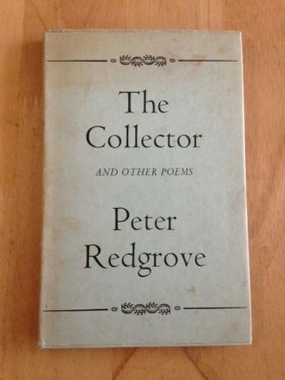The Collector And Other Poems Peter Redgrove 1st 1959 Signed Handwritten Letter