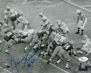 1967 Packers Jerry Kramer Signed Ice Bowl 8x10 Photo Jsa Auto Green Bay Hof