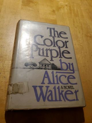 The Color Purple 1982 1st Edition,  3rd Printing,  By Alice Walker,  Hcdj,  Exlib
