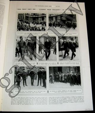 Sinn Fein Trial 1916 Dublin Rebellion Ira Defense & Prosecution & Roger Casement