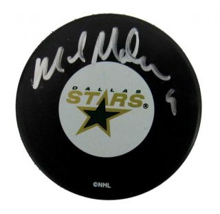 Mike Modano Signed/autographed Dallas Stars Hockey Puck Psa/dna 155726