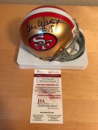 Gene Washington Autographed San Francisco 49ers Mini Helmet Jsa/coa 4
