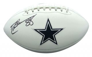 Drew Pearson Signed/autographed Dallas Cowboys Logo Football Jsa Witness 156420