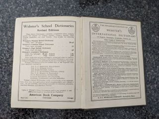 Vintage 1892 Webster ' s International Dictionary of the English Language 3