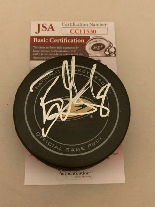 Ryan Getzlaf Signed Anaheim Ducks Official Game Puck Autographed Jsa