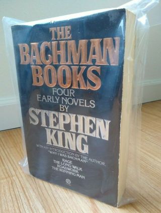 The Bachman Books Four Early Novels Stephen King 1985 Trade Paperback 1st Print