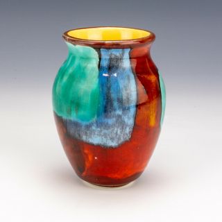 Vintage Poole Pottery - Gemstone Living Glazed Delphis Studio Vase - Lovely