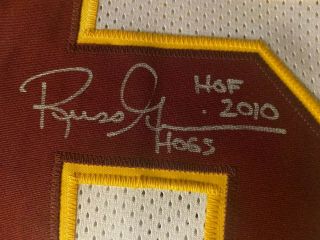 HOFer Russ Grimm Autographed Washington Redskins Jersey,  JSA,  