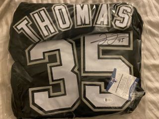 Frank Thomas Signed Custom Chicago White Sox Jersey W/beckett