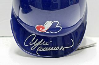 Andre Dawson Signed Autographed Mini Batting Helmet Expos Beckett Bas Y54542