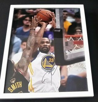 Kevin Durant Golden State Warriors Signed,  Framed 11x14 Photo Poster B
