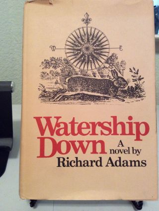 Watership Down - Richard Adams - First Edition First Printing Hc/dj 1972