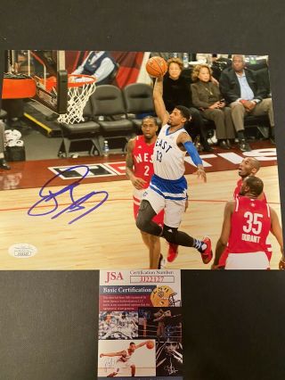 Paul George Signed 8x10 Photo Los Angeles Clippers Jsa