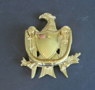 Vintage Virginia Metalcrafters Eagle Doorknocker Brass