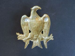 Vintage Virginia Metalcrafters Eagle Doorknocker Brass 3