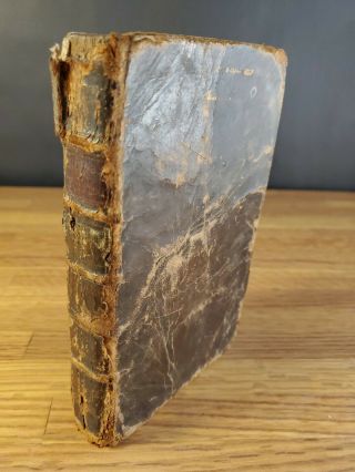 The History Of Sir Charles Grandison Vol I Leather Circa Late 1700s Early 1800s