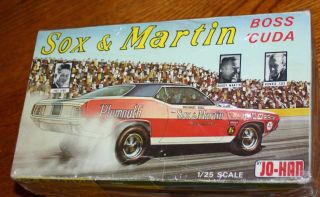 Vintage Jo - Han Model Car Kit Sox & Martin 1971 The Boss 