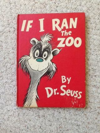 If I Ran The Zoo By Dr.  Suess 1950 First Edition Early Printing