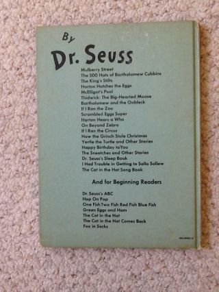 IF I RAN THE ZOO by DR.  SUESS 1950 first edition early printing 3