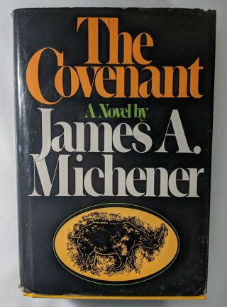 Covenant By James Michener Signed 1st Edition