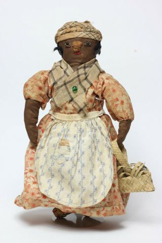 Antique Black Americana Cloth Doll,