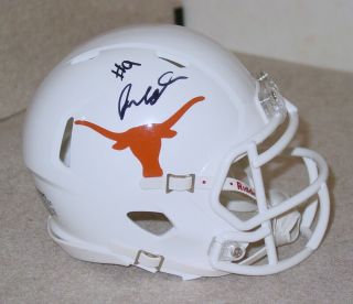 Collin Johnson Signed/autographed Texas Longhorns Mini Helmet W/coa