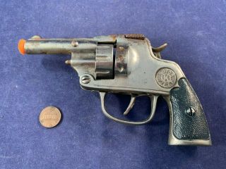 Antique Vintage Toy Revolver Cap Gun Pistol - Rotor Fifty