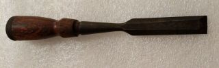 Vintage Stanley No.  750 3/4 " X 9 " Beveled Edge Socket Chisel Tool Nr