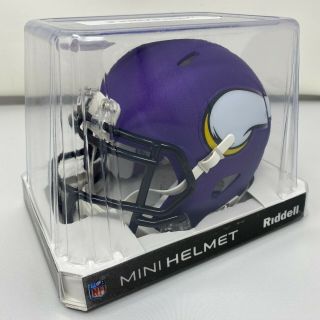John Randle Autographed Minnesota Vikings Mini Football Helmet with 3
