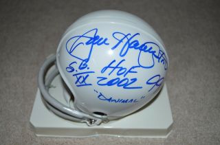 Dan Hampton Signed Hof Mini Helmet