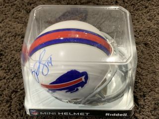 Ryan Fitzpatrick Hand Signed Autographed Buffalo Bills Mini Helmet Gai Cert