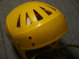 Vintage Swedish Jofa 225 51 Helmet Yellow,  Gretzky Style 22551