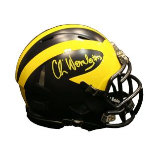 Chris Wormley Autographed Mini Helmet University Of Michigan Wolverines U Of M
