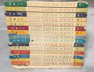 The Golden Book Encyclopedia Of Natural Science Complete Set Of 16 (hc,  1962)