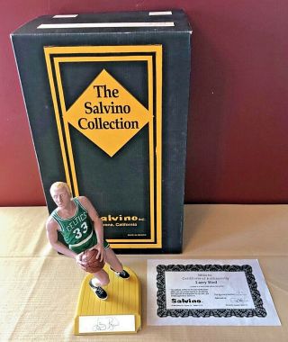 Salvino Boston Celtics Larry Bird Autographed Signed Figure 12/950 Box