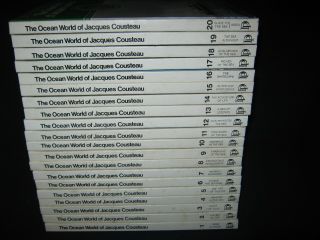 THE OCEAN WORLD OF JACQUES COUSTEAU - FIRST EDITION 1973 COMPLETE SET 1 - 20 VOLUMES 2