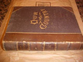 Antique Book Our Country 1877 A Household History By Benson Lossing Vol 2 - Exlnt