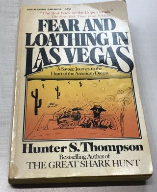 Fear And Loathing In Las Vegas - Hunter Thompson Fawcett Edition 1971 Rare