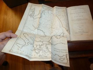 Rare Antique Book Incidents of Travel in Greece Turkey Russia Poland 1838 Map 3