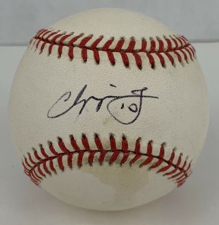 Chipper Jones Signed Major League Baseball Mlb Ball Autographed Atlanta Braves