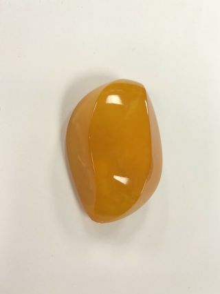 Vintage Amber/ Butterscotch Bakelite Brooch Pin,  2.  25 