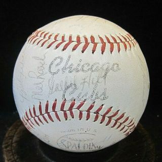 1961 Chicago Cubs Team - Signed Baseball W/ Ernie Banks,  Ron Santo,  Billy Williams