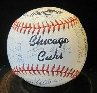 1979 Chicago Cubs Team - Signed Baseball W/ Bruce Sutter,  Dave Kingman,  22 More