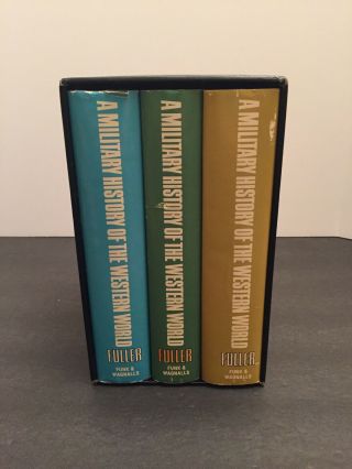 A Military History Of The Western World,  3 Volumes 1967 Maj Gen J.  F.  C.  Fuller