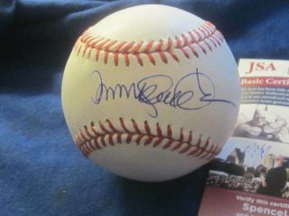 Ryne Sandberg Autographed Chicago Cubs Baseball Official Mlb Ball Jsa
